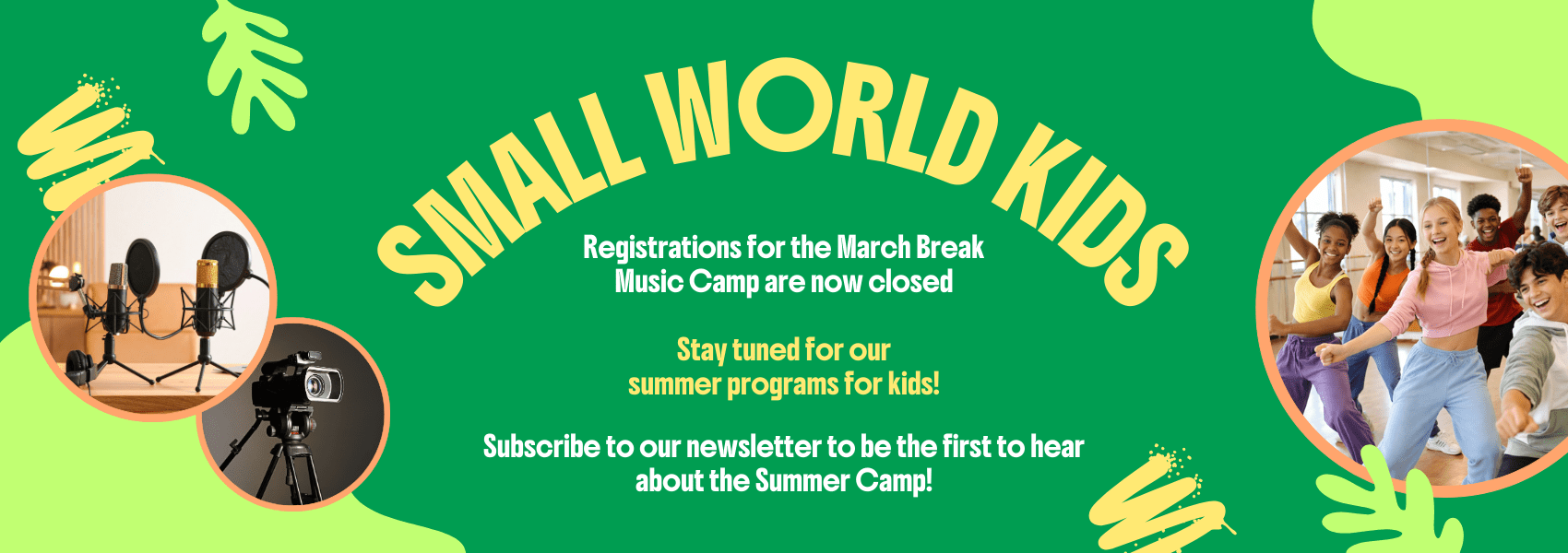 SWM kids summer banner